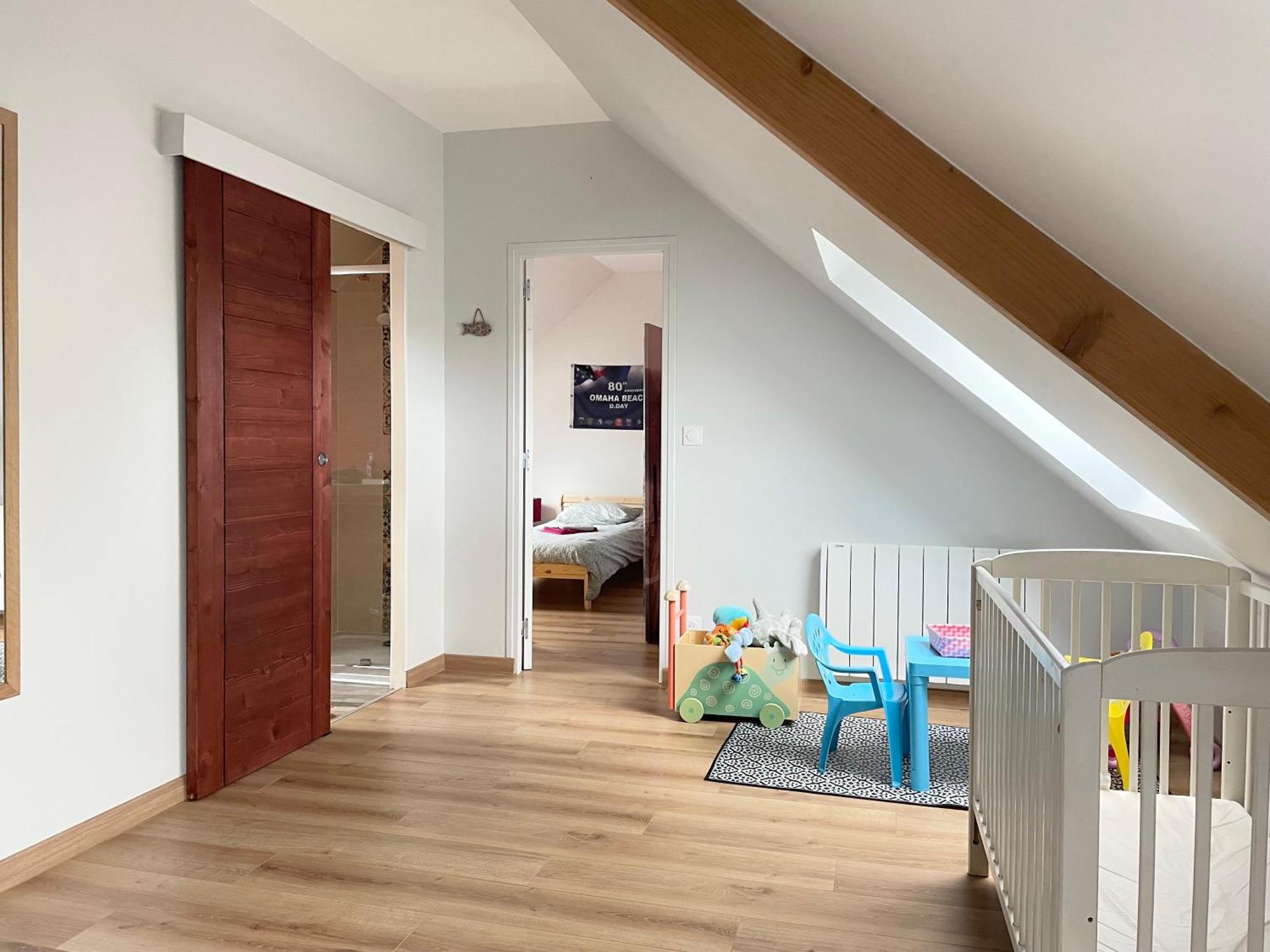 Sweet Omaha Belle Maison Recente Lumineuse Et Cosy Bien Equipee Jardin Clos 15 Mn A Pied Plage Omaha Beach Et Proche De Bayeux & Port En Bessin Saint-Laurent-sur-Mer Exterior photo