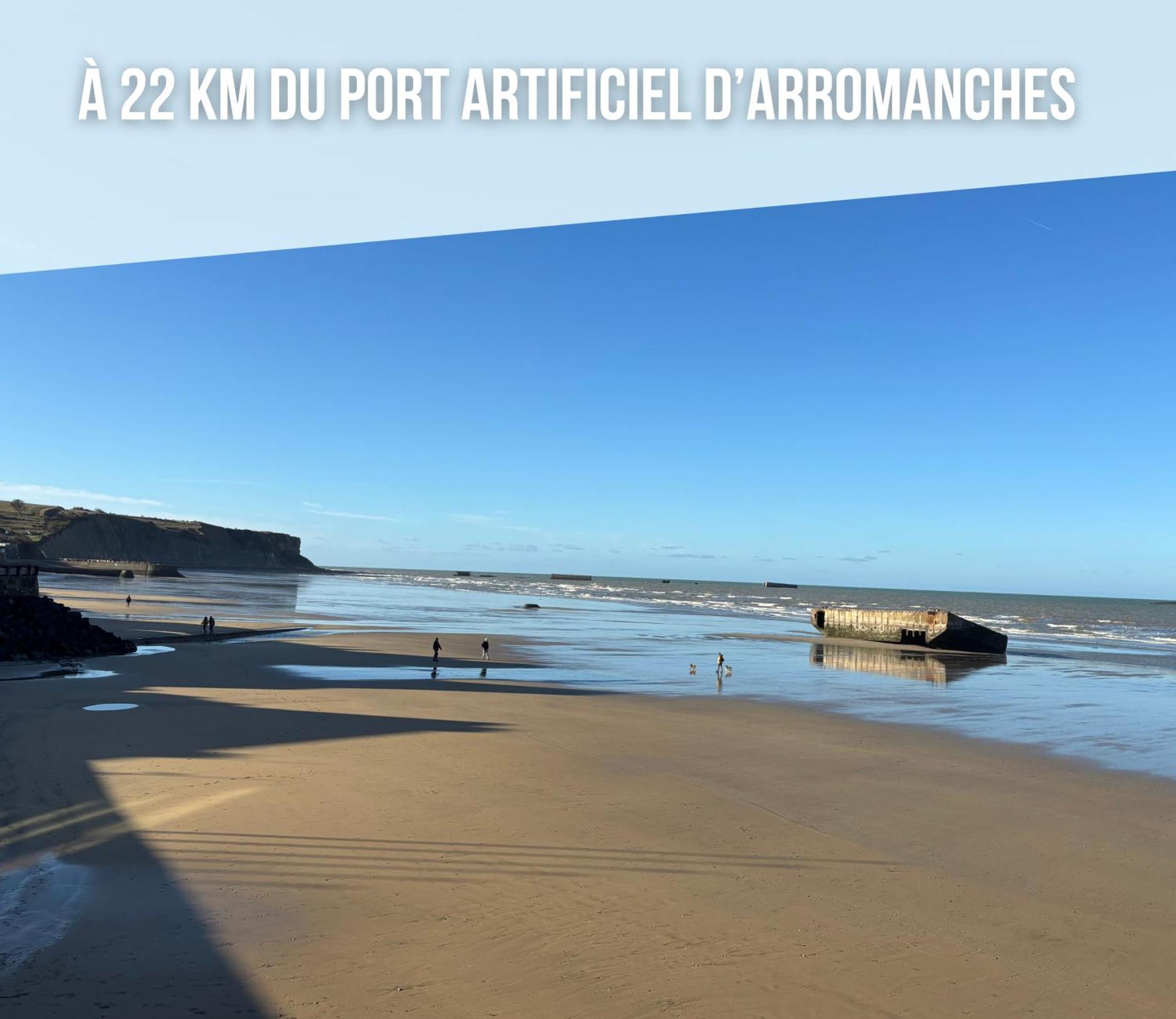 Sweet Omaha Belle Maison Recente Lumineuse Et Cosy Bien Equipee Jardin Clos 15 Mn A Pied Plage Omaha Beach Et Proche De Bayeux & Port En Bessin Saint-Laurent-sur-Mer Exterior photo