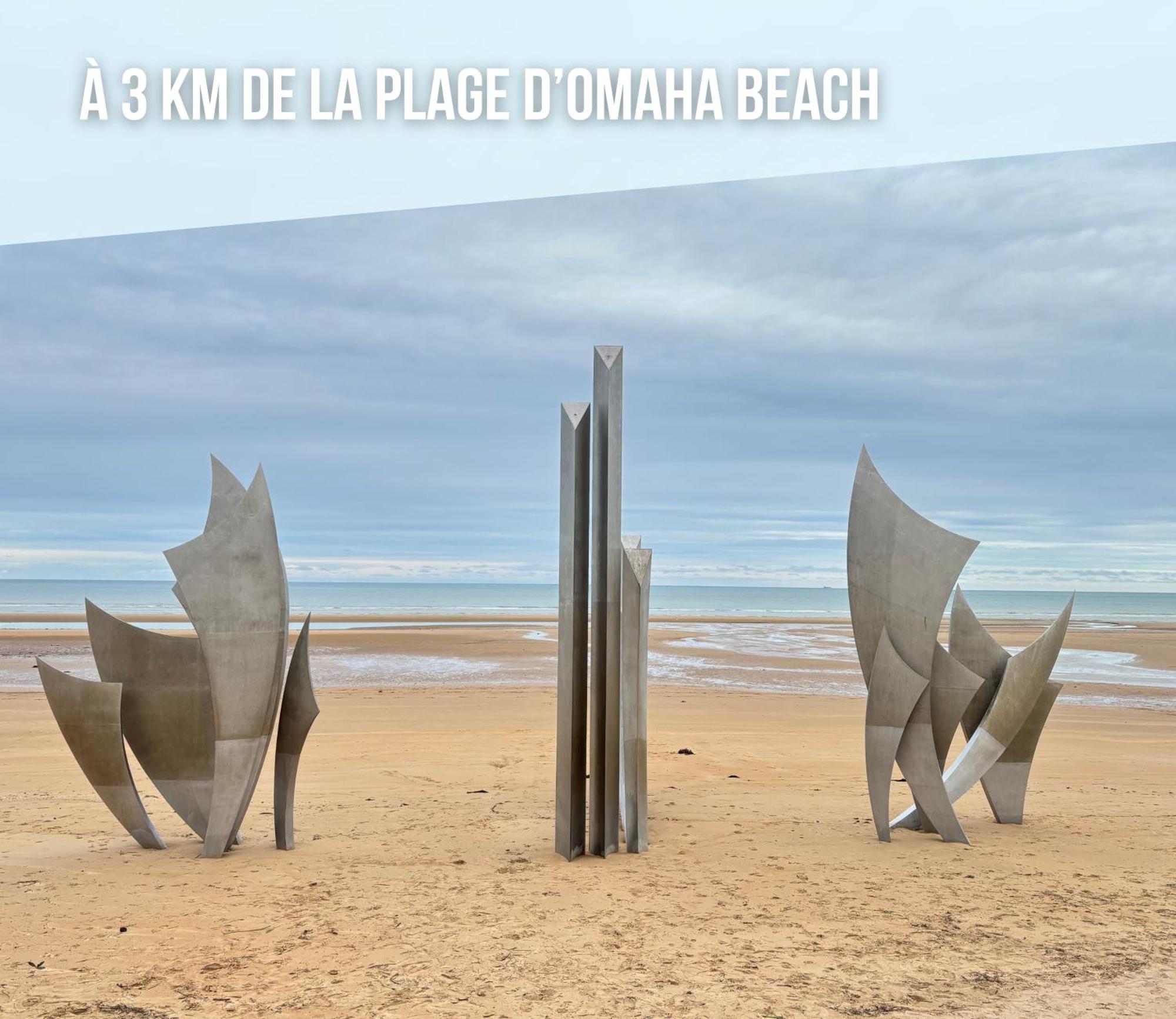 Sweet Omaha Belle Maison Recente Lumineuse Et Cosy Bien Equipee Jardin Clos 15 Mn A Pied Plage Omaha Beach Et Proche De Bayeux & Port En Bessin Saint-Laurent-sur-Mer Exterior photo